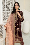 Maria B Suit Maroon SF-W22-03 Evening Wear Formal Wear 2022 Online Shopping
