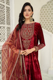 Maria B Suit Red SF-W22-06 Evening Wear Formal Wear 2022 Online Shopping