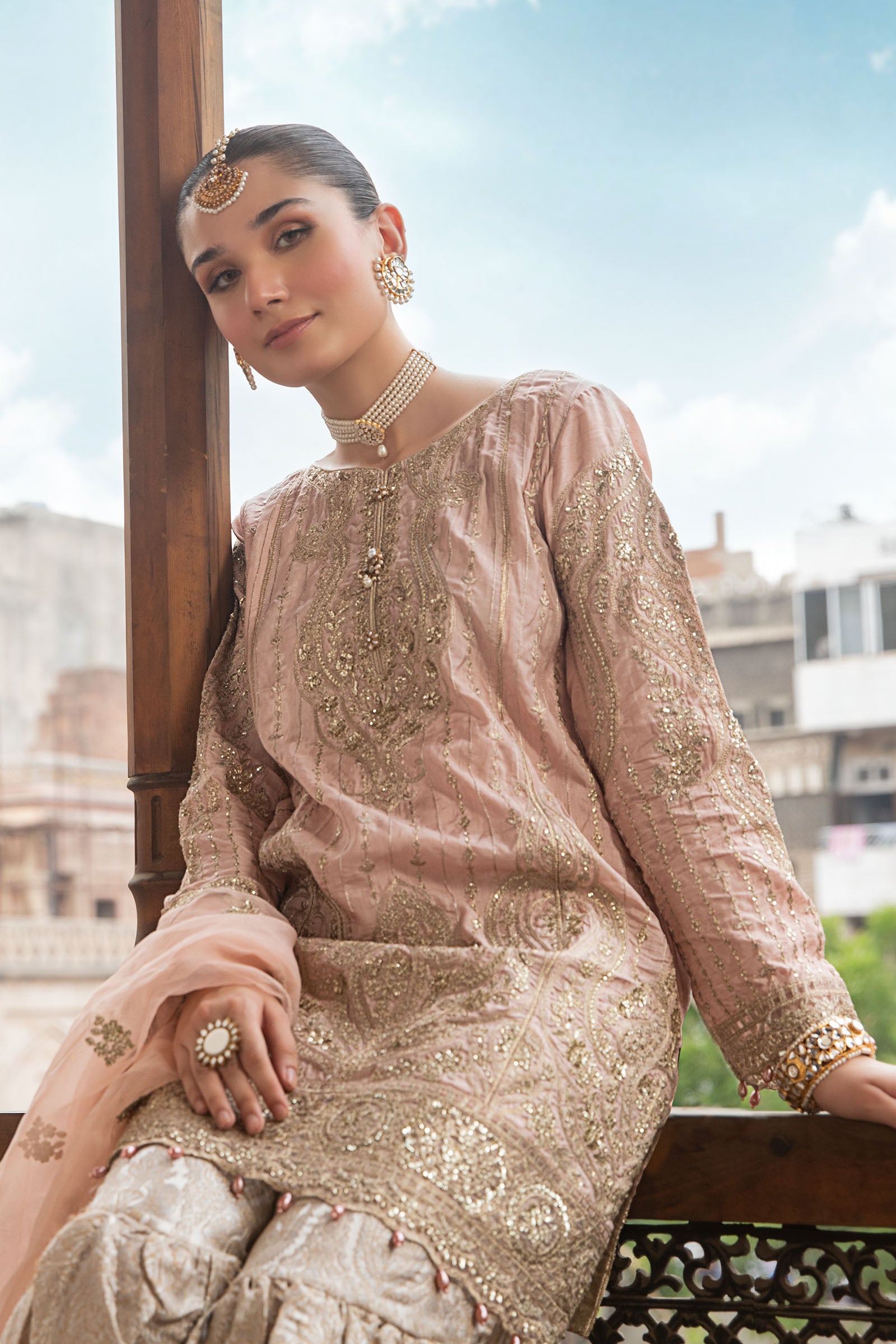 Maria B Suit Pink SF-W22-21 Evening Wear Formal Wear 2022 Online Shopping