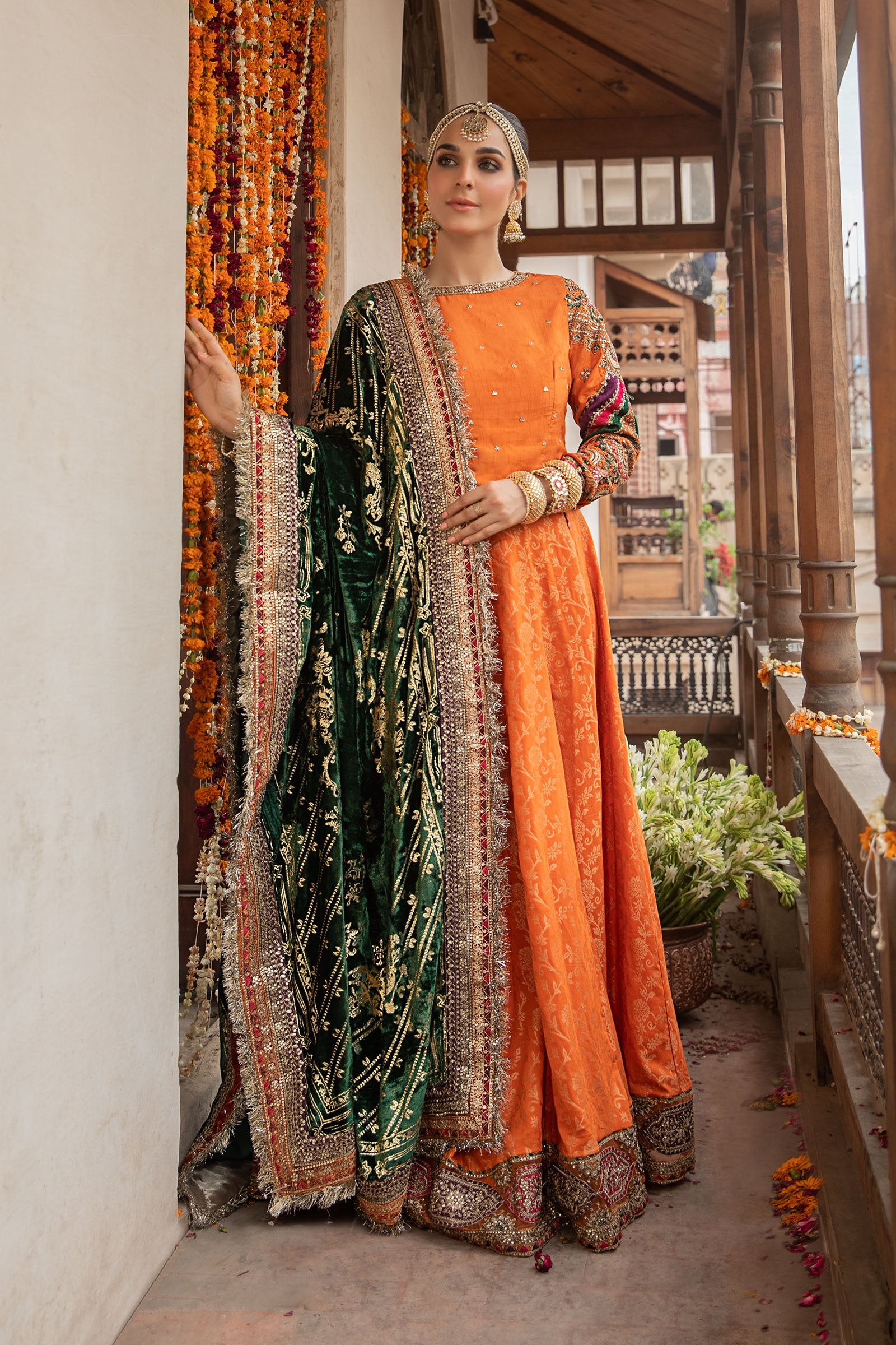 Maria B Suit Orange SF-W22-25 Evening Wear Formal Wear 2022 Online Shopping