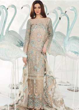 Shiza Hassan Embroidered Organza Luxury Collection Frost Fest 2019