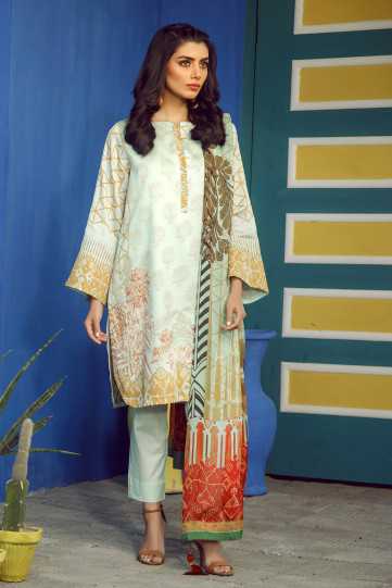 Alkaram 3 Piece Printed Suit With Printed Silk Dupatta 24051 Summer Lawn Collection 2020 | Alkaram Summer Lawn