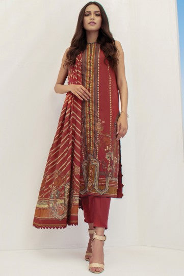 Alkaram Ss-12-21 2 Red Summer Vol 2 2021