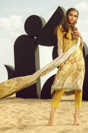 Alkaram 3 Piece Printed Suit With Lawn Dupatta 24117 Summer Lawn Collection 2020 | Alkaram Summer Lawn