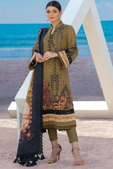 AlKaram SS-19-21 OLIVE Spring Summer 2021