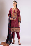 Alkaram Online Ss-39-22 Maroon Spring Summer 2022 - Pakistani Branded Clothes