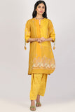 Alkaram Online Ss-42.1-22 Mustard Spring Summer 2022 - Pakistani Branded Clothes