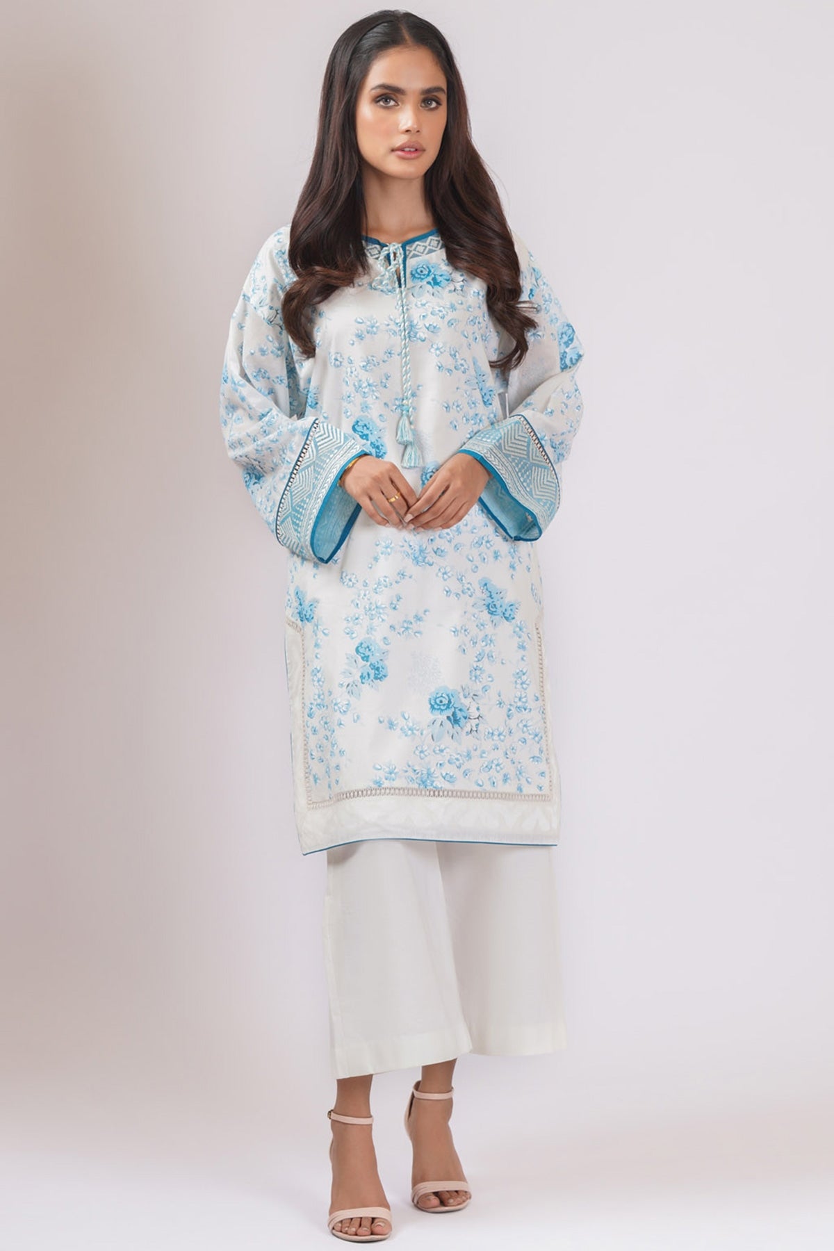 Alkaram Online Ss-48.1-22 White Spring Summer 2022 - Pakistani Branded Clothes