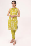 Alkaram Online Ss-49-22 Lime-green Spring Summer 2022 - Pakistani Branded Clothes