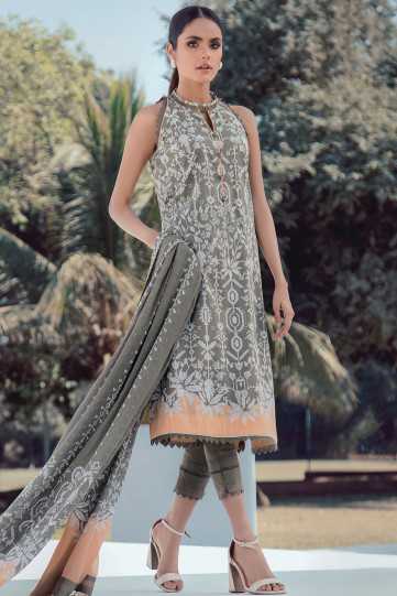 AlKaram SS-7 1-21 GREY Spring Summer 2021