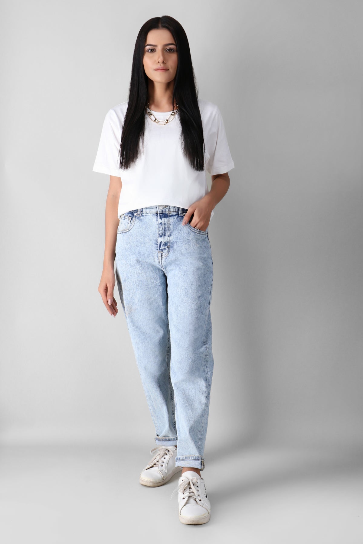 Wctss21203 White Khaadi Western 2021