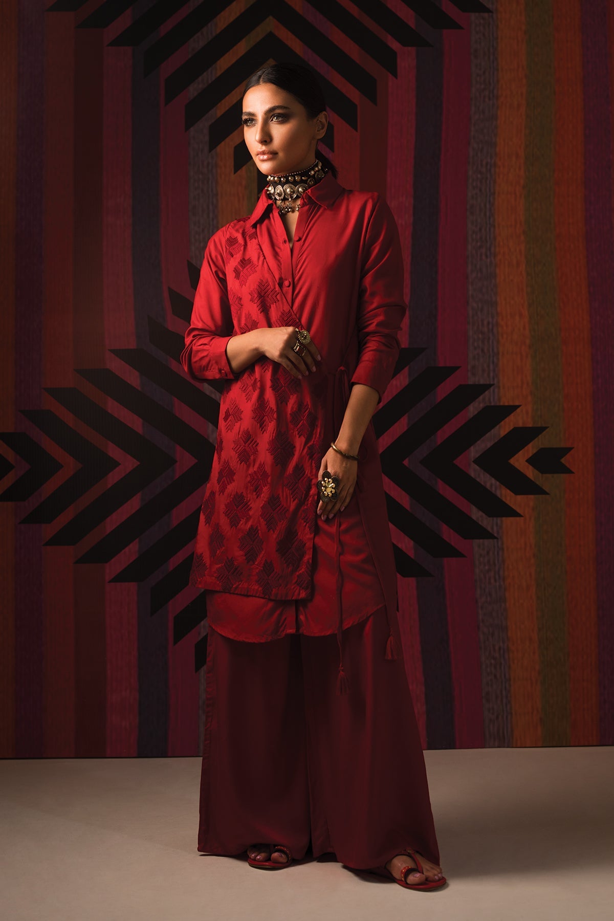 Wde21401 Red Khaadi Western 2021