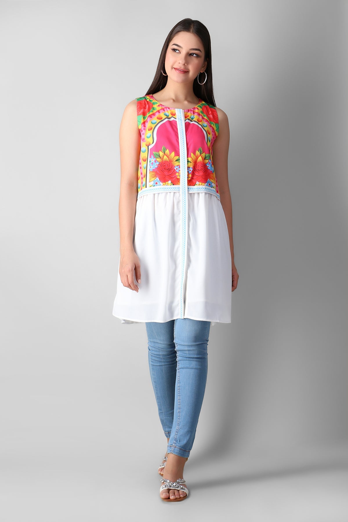 Wdp21503 White Khaadi Western 2021