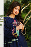 Zellbury Embroidered Shirt Shalwar Dupatta - Blue - Yarn Dyed Suit - 0702 Online Shopping