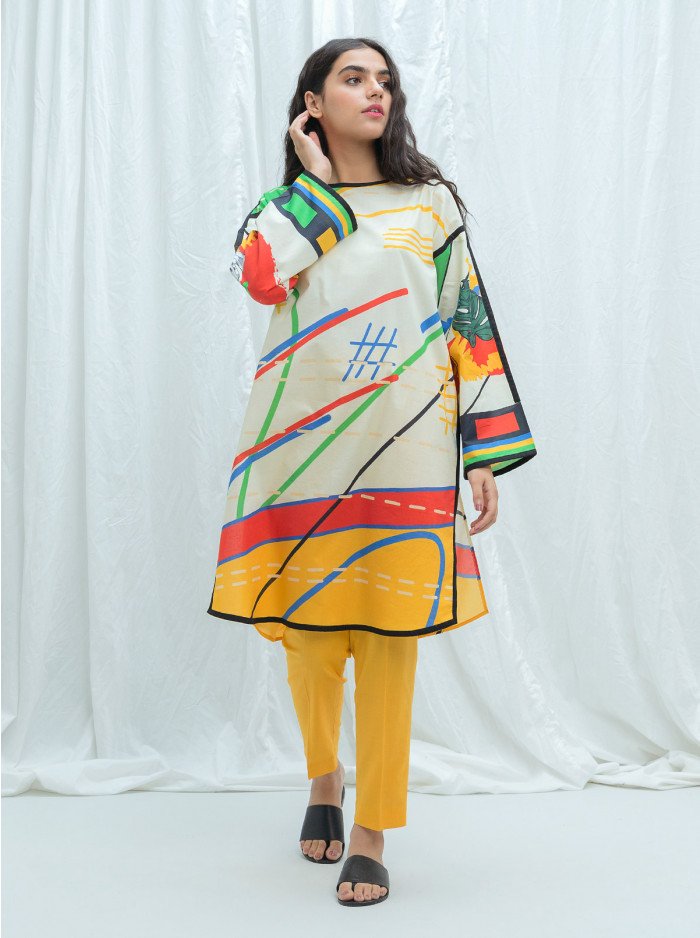 BeechTree Luminous Lines-Printed-1P Eid Edition 2021