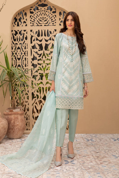 Maria B Suit Ferozi DW-EF21-03 Eid Casual 2021