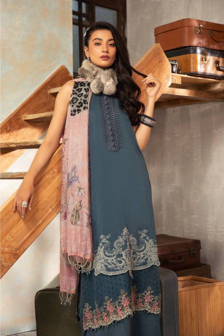 Maria B MPT-1203-B Mprints Winter Collection 2021