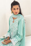 Zellbury Emroidered Shirt Shalwar Dupatta - Blue - Lawn Suit - 0291 Online Shopping