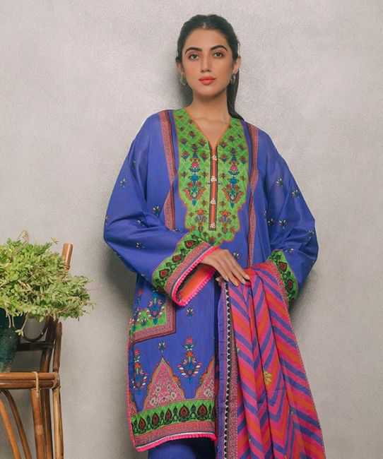 San Marino Blue Zellbury Summer Lawn 2021