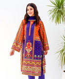 Zellbury Scarlet Purple Lawn Suit Lawn Collection 2021