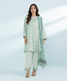 Sapphire 3 Piece - Printed Raw Silk Suit 00002543MOM8 Online Shopping