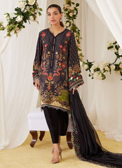 Farah Talib Aziz Maala Printed Raw Silk Shirt And Dupatta Online Shopping