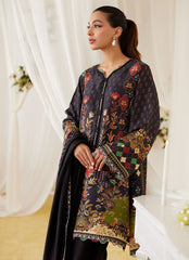 Farah Talib Aziz Maala Printed Raw Silk Shirt And Dupatta Online Shopping