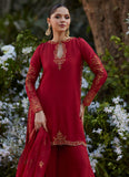 Farah Talib Aziz Guzayn Scarlett Shirt and Dupatta Online Shopping