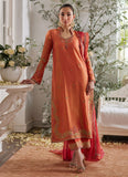 Farah Talib Aziz Ceren Coral Shirt and Dupatta Online Shopping