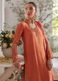 Farah Talib Aziz Ceren Coral Shirt and Dupatta Online Shopping