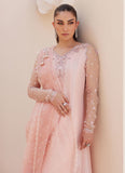 Farah Talib Aziz Deedee Pink Ombre Paneled Shirt and Dupatta Online Shopping