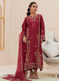 Farah Talib Aziz Marsala Silk Shirt and Dupatta Online Shopping