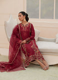 Farah Talib Aziz Marsala Silk Shirt and Dupatta Online Shopping