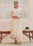 Farah Talib Aziz Evra Ivory Shirt and Dupatta Online Shopping
