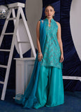 Farah Talib Aziz Binx Aqua Shirt And Dupatta Online Shopping