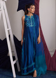 Farah Talib Aziz Skylar Teal Shirt And Dupatta Online Shopping