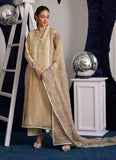 Farah Talib Aziz Brenna Champagne Shirt And Dupatta Online Shopping
