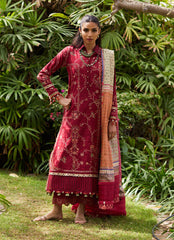 Farah Talib Aziz Rosemary Red Online Shopping