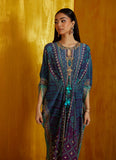Peridot Ombre Kaftan Farah Talib Aziz Brand Original Fabrics
