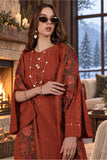 saadia asad D5 - Orange Maggam Aari