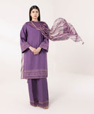 Sapphire  3 Piece Embroidered Cambric Suit 0U3PEDY24V57 Online Shopping