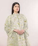 Sapphire  3 Piece Embroidered Cotton Satin Suit 0U3PELX24V54 Online Shopping