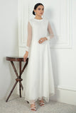 Baroque Plain Chiffon Frock PR-578 Online Shopping