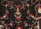 noor by saadia asad D9 B - Classic Camel Pinstripes