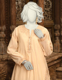 Beige Paper Cotton Embroidered 2PC-JLAWN-S-JST-25-2015-S Juniad Jamshaid Brand Original Fabrics