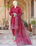 Junaid Jamshaid Red 3PC | JLAWN-S-24-162 Online Shopping