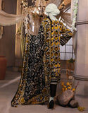 3PC-JJLS-W-JWU-24-1759 Yellow Polyester Printed Junaid Jamshaid Brand Original Fabrics
