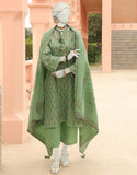 Junaid Jamshaid Green Jacquard 3PC | JLAWN-S-24-346 Riwayat-08 Online Shopping