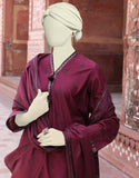 Junaid Jamshaid Maroon 3PC | JLAWN-S-24-480 Online Shopping