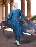Junaid Jamshaid Blue 3PC | JLAWN-S-24-512 Online Shopping
